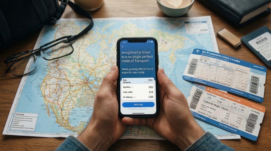 Транспорт и логистика: общественный транспорт, авиасообщение, ж/д и межрегиональные маршруты - иллюстрация