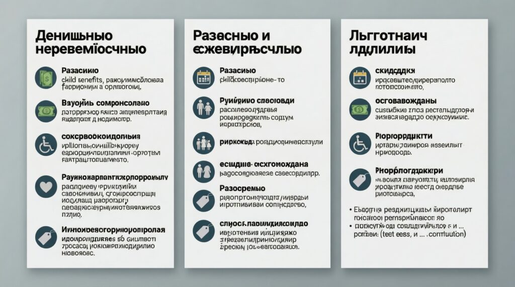 Социальная политика: выплаты, льготы, поддержка семей и пенсионеров - иллюстрация