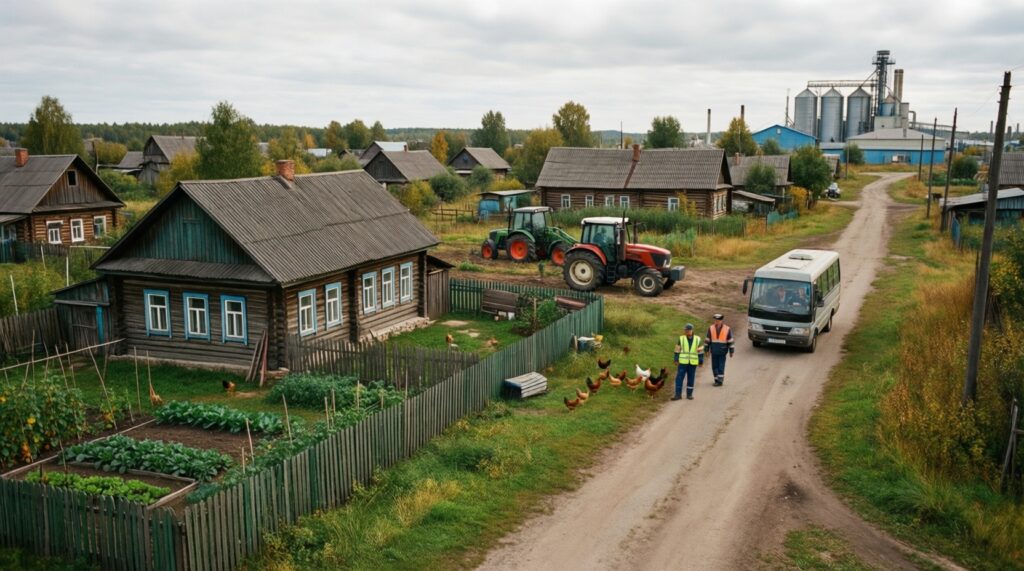 Репортаж из района: как живёт конкретный посёлок/село — проблемы, достижения, планы развития - иллюстрация