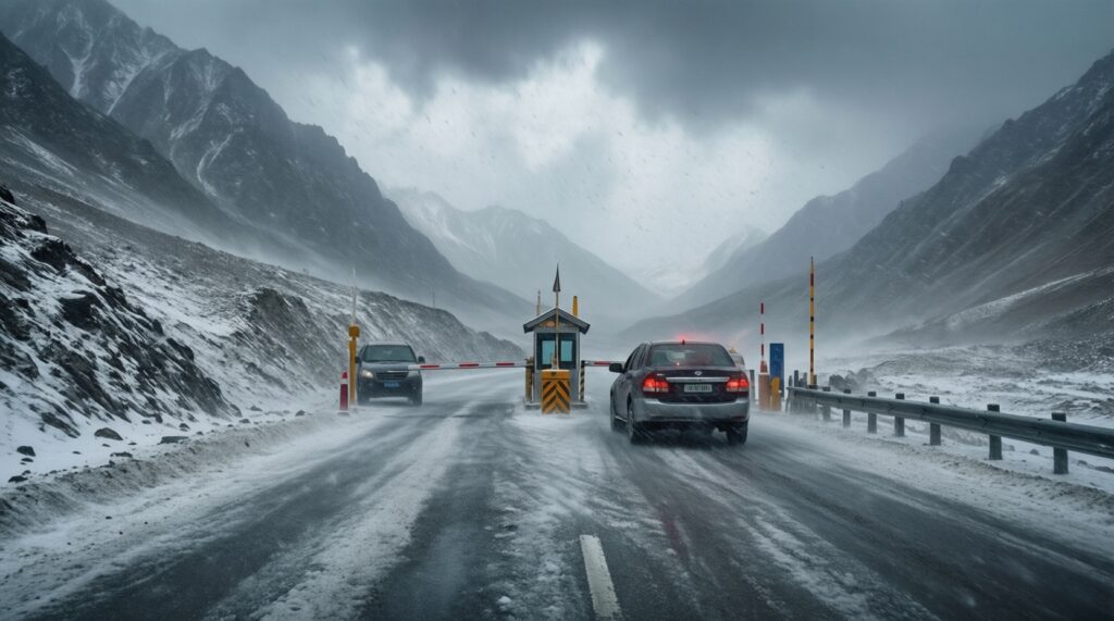 Дороги и транспорт Алтая: ремонты трасс, перевалы, изменения в расписаниях - иллюстрация