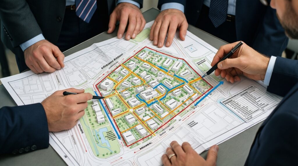 ЖКХ и благоустройство: дворы, парки и проекты комфортной среды - иллюстрация