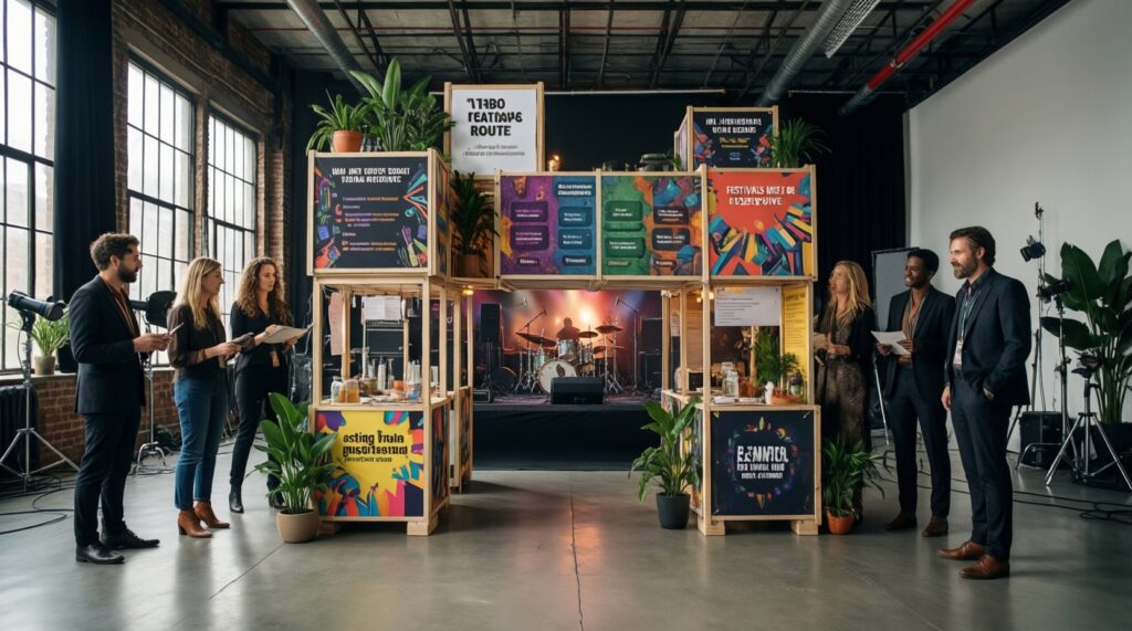 Культура и события: фестивали, выставки, концерты и культурные инициативы - иллюстрация