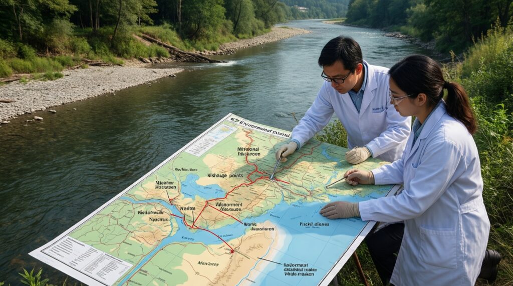 Экология рек и озёр: мониторинг воды, очистные сооружения и инициативы местных жителей - иллюстрация