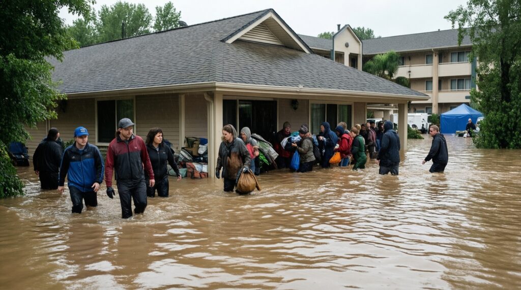 Паводки и подтопления: прогнозы, профилактика и работа спасательных служб - иллюстрация