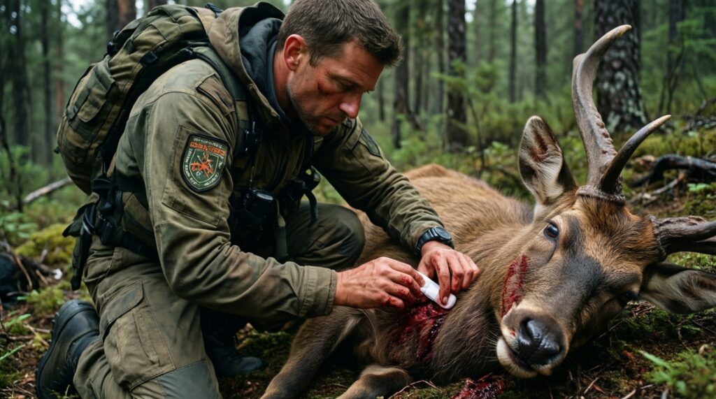 Животный мир и конфликт человека с природой: медведи, маралы и меры безопасности - иллюстрация